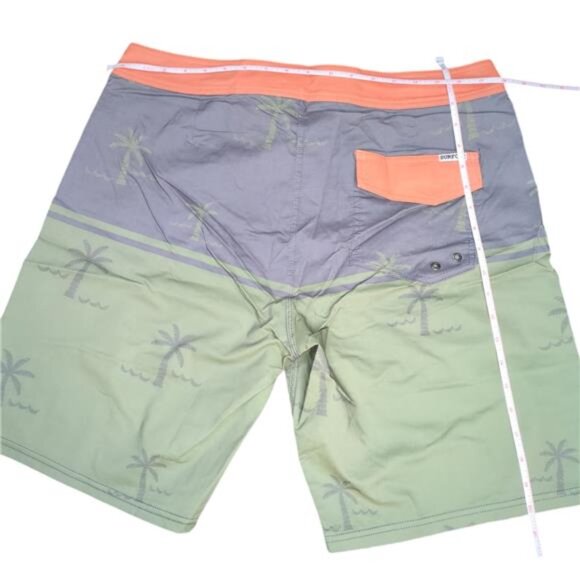 NEW- SURF CUZ Vintage Cruzer Stretch Boardshort- Coco Olive- Men's 34 - Picture 5 of 5